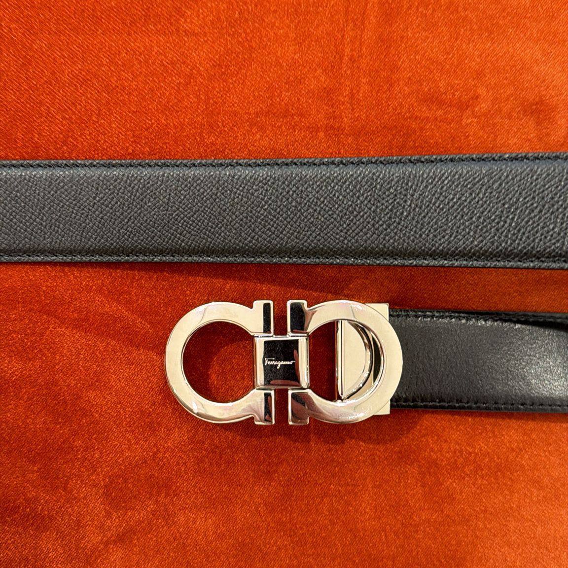 Ferragamo Reversible Leather Belts