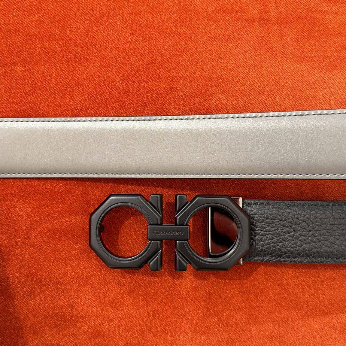 Ferragamo Reversible Leather Belts