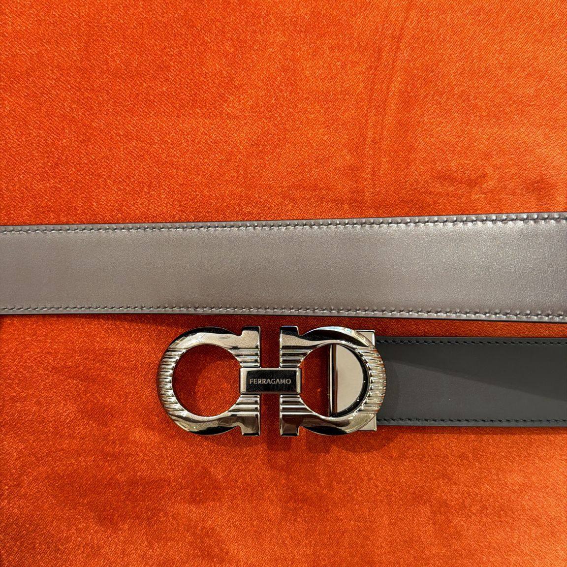 Ferragamo Reversible Leather Belts