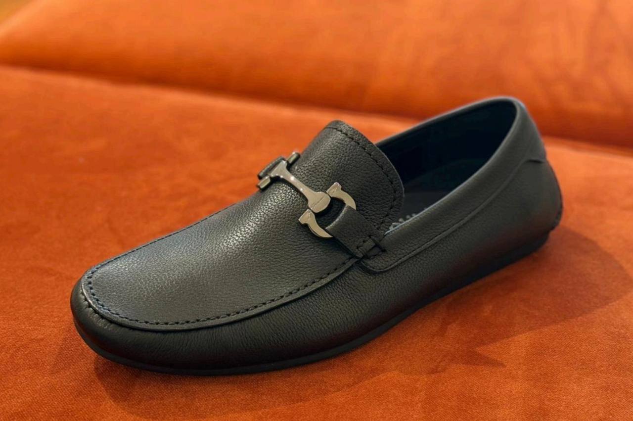 Ferragamo Leather Driving Loafers