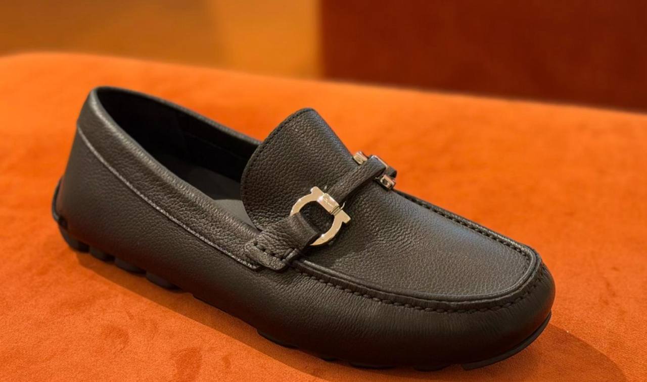 Ferragamo Leather Driving Loafers